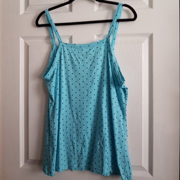 Plus Size Polka Dot Tank Top - Picture 3 of 3